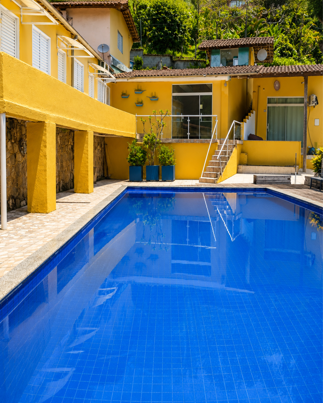 Fachada da Pousada Recanto Marimar