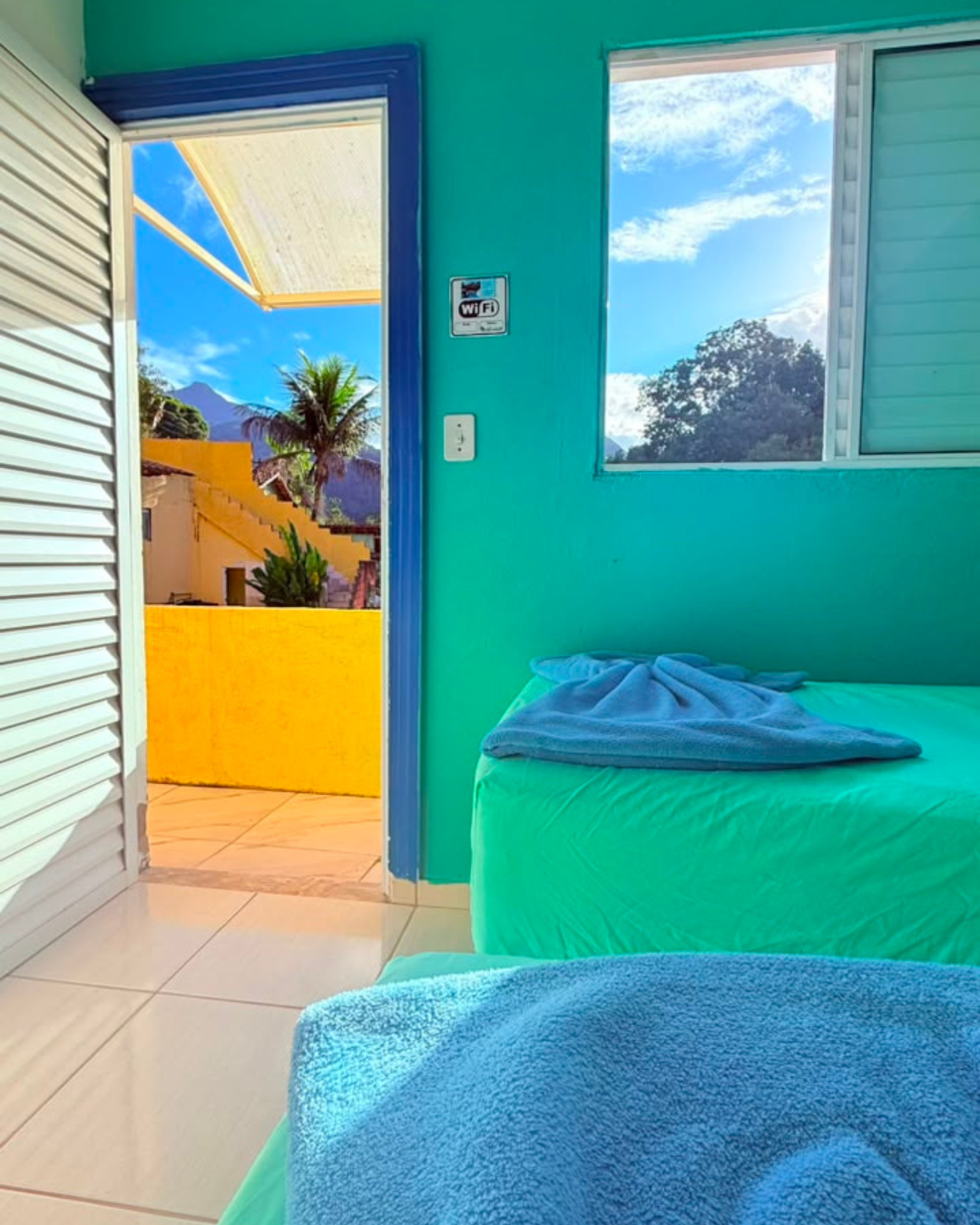 Suíte com vista para as montanhas